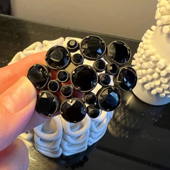 Onyx stone brooch - Picture 5 of 5